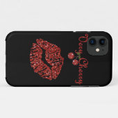 RABロカビリーブリーさくらんぼキス Case-Mate iPhoneケース (裏面(横))