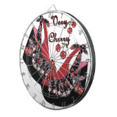 RABロカビリーブリーさくらんぼシューズ ダーツボード (正面右)