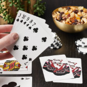 RABロカビリーブリーさくらんぼシューズ トランプ (インサイチュ)