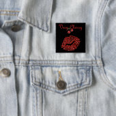 RABロカビリーヴァリーさくらんぼキス 缶バッジ (インサイチュ)