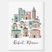 Rabat Morocco Travel Postcard マグネット (正面)