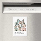 Rabat Morocco Travel Postcard マグネット (インサイチュ (食洗機))