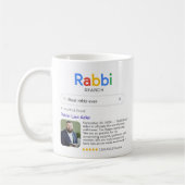 Rabbi Ever 最高の Search Result写真とメッセージ コーヒーマグカップ (左)