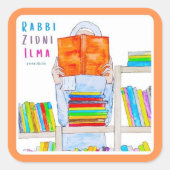 Rabbi Ziddni Ilma – スクエアステッカー スクエアシール (正面)