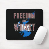 Rabbie Burns Quote Freedom Whisky Scottish Colors  マウスパッド (マウス)