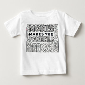 RabbitイメージプリントTシャツ ベビーTシャツ