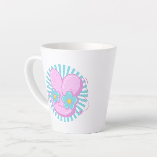 Rabbit カフェラテマグ (左アングル)