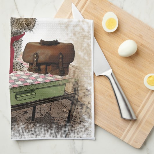 rabbit キッチンタオル (四つ折り)