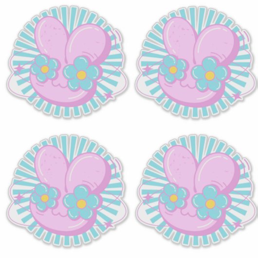 Rabbit シール (正面)