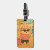 Rabbit 01 Kids ラゲッジタグ (正面縦)