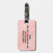 Rabbit 01 Kids ラゲッジタグ (裏面縦)