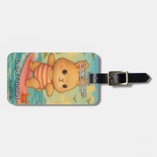 Rabbit 04 Kids ラゲッジタグ (正面横)