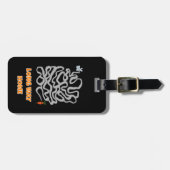 Rabbit and carrot ラゲッジタグ (正面横)