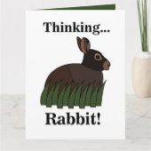 Rabbit Animal Cute Bunny カード (正面)