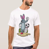Rabbit as Soccer player with Soccer Tシャツ (正面)