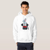 Rabbit at魔法with Wand & Hat パーカ (正面フル)