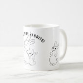 Rabbit Awareness Week コーヒーマグカップ (正面右)