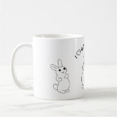 Rabbit Awareness Week コーヒーマグカップ (左)