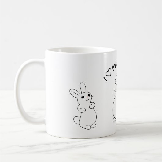 Rabbit Awareness Week コーヒーマグカップ (左)