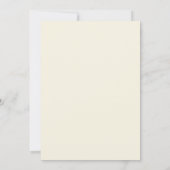 Rabbit Bunny Birthday Invitation 招待状 (裏面)
