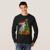 Rabbit Bunny Xmas Holiday Santa Bunny Christmas Tシャツ (正面フル)