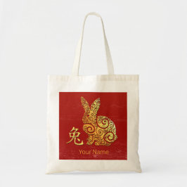 Rabbit Chinese Zodiac Horoscope Constellation Sign トートバッグ