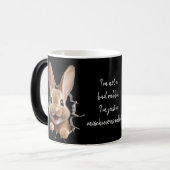 Rabbit Coffee Mug -いけないたずらの一口 モーフィングマグカップ (正面左)