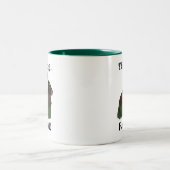 Rabbit Cute Bunny ツートーンマグカップ (中央)