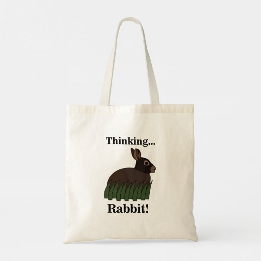 Rabbit Cute Bunny トートバッグ (裏面)