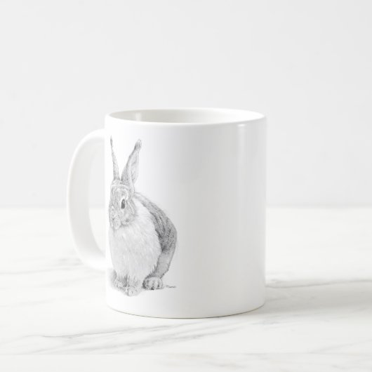 Rabbit Day コーヒーマグカップ (正面左)