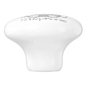 Rabbit Design Personalised セラミックノブ (側面)