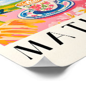 Rabbit Drink Coffee, おもしろい Kitchen Wall Art, Es ポスター (角)