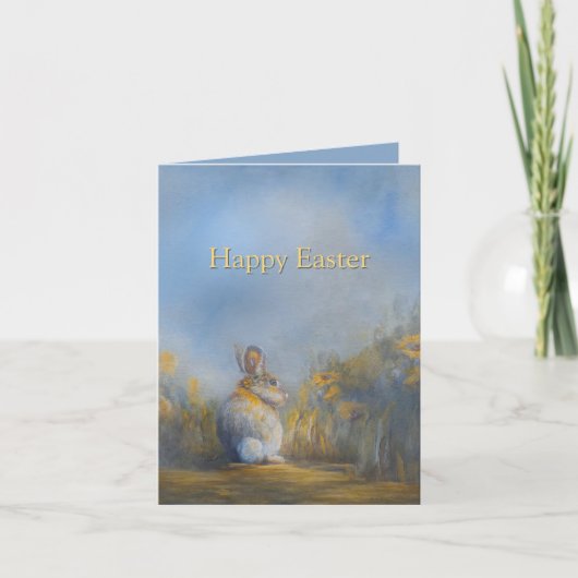 Rabbit EASTER 4 x 5.6" カード (正面)