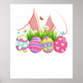 rabbit egg, retro, vintage ポスター (正面)