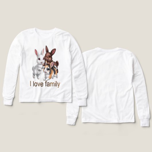 Rabbit family (デザイン 正面&背面)