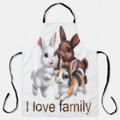 Rabbit family  エプロン (正面)