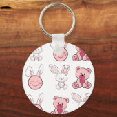 rabbit game, retro, vintage キーホルダー (正面)