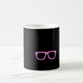 Rabbit Glasses Pink コーヒーマグカップ (中央)