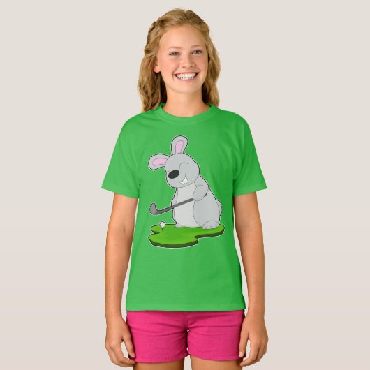 Rabbit Golf Golf clubs Tシャツ (正面フル)