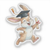 Rabbit Graduation シール (正面)