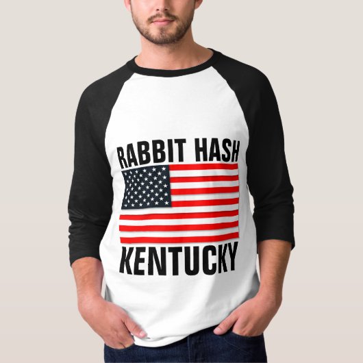 RABBIT HASH KENTUCKY愛国的Tシャツ Tシャツ (正面)