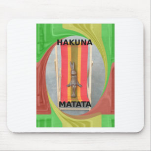 Rabbit Just Chilling summer time マウスパッド