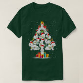 Rabbit Love Christmas Tree Light Hat Snow Santa Xm Tシャツ (デザイン正面)