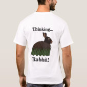 Rabbit Lover Cute Bunny Whisperer Tシャツ (裏面)
