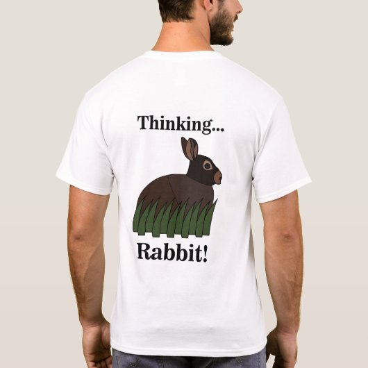 Rabbit Lover Cute Bunny Whisperer Tシャツ (裏面)