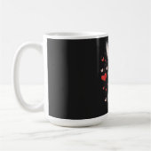 Rabbit Lover Heart Girl コーヒーマグカップ (左)
