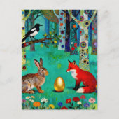 Rabbit, Magpie, Fox and “The Sharing Path” ポストカード (正面)