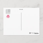 Rabbit Masterの新年のカード ポストカード (裏面)