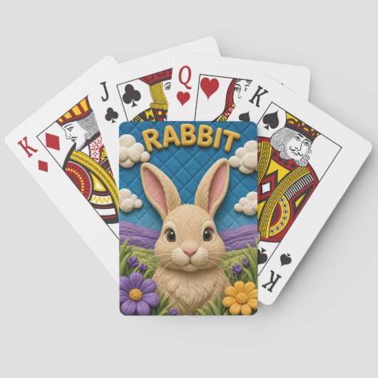 Rabbit Meadow Edge モダン KlayKoo トランプ (裏面)