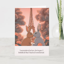 rabbit message happy birthday カード